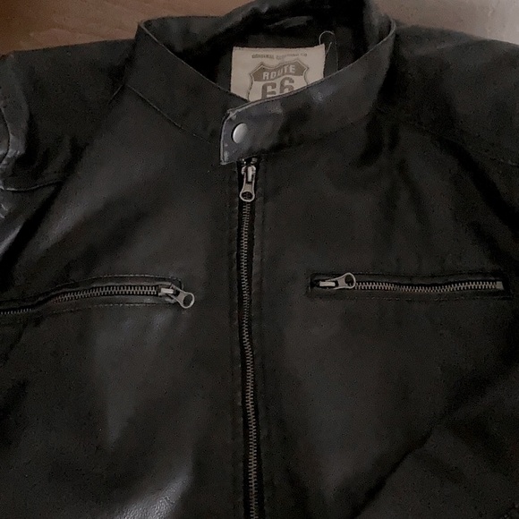 Men’s Vintage “Recycled” Leather Jacket - Picture 3 of 6